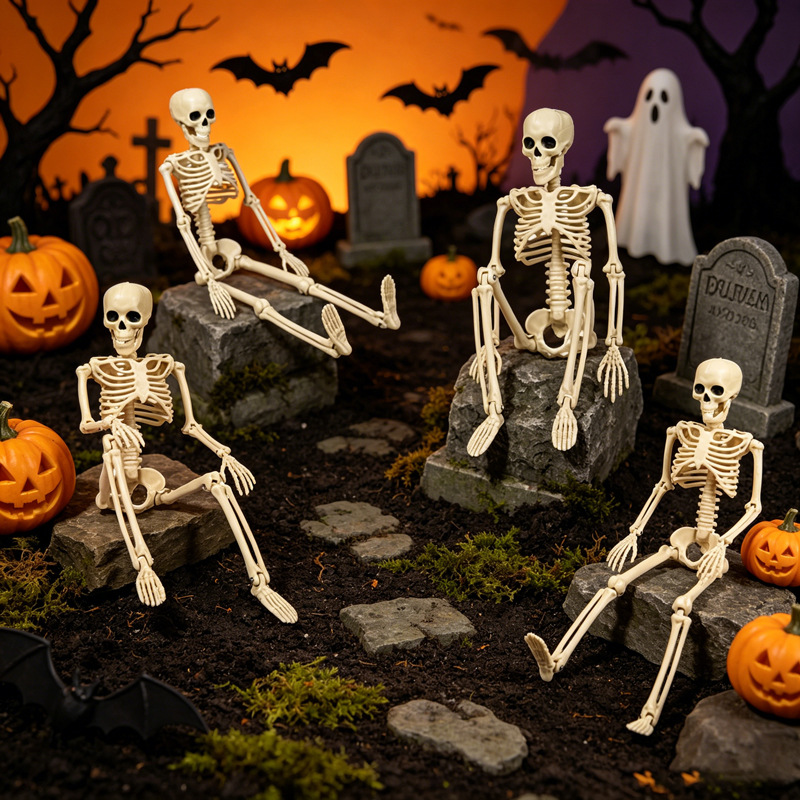 40 cm adjustable standing skeleton Halloween decoration