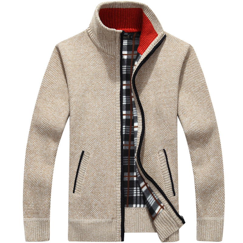 Men's Autumn And Winter Cardigan Zipper Sweater