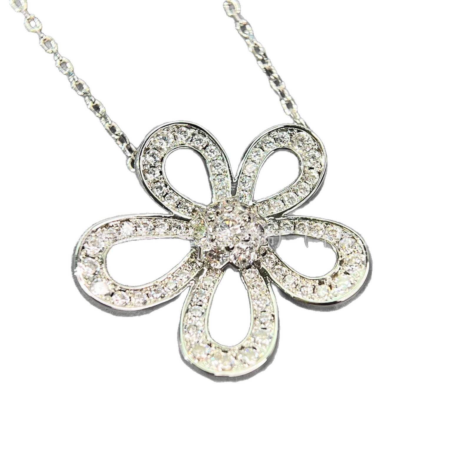Sterling Silver Sunflower Necklace
